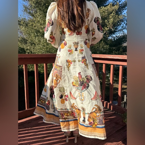 ALÉMAIS Mercado Linen Midi Dress - Picture 5 of 9